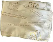 [LION OF JUDAH MARKET] 10 commandments Womens Church Churchgoers Shawl Head Cover 60"x20"