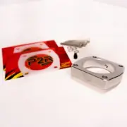 P2R Silver Throttle Body Spacer Fits 2010 Honda Accord Crosstour V6 3.5L P306 (for: Honda)