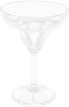 Generic Clear Margarita Glass Cocktail Champagne Goblet Cup 330ml 220ml, Premium Acrylic, 330ml