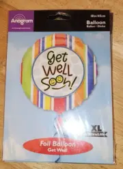 Anagram GET WELL SOON! 18 in foil balloon
