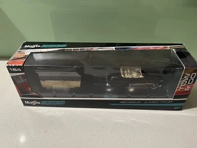 Maisto Design 1950 Mercury / Alameda Trailer 1/64 scale set - Amazing Condition