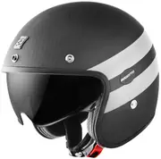 Bogotto V587 Crono Carbon Jet Helmet, black-white, Size XL for Men Black White