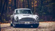 Anime car oldtimers vehicle aston martin db5 silver cars Play Gaming Mat Desk