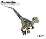 ITOY Resurrection Juvenile Velociraptor BLUE 1/35 Dinosaur Model Toy Collectable