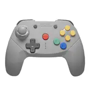 Retro Fighters Brawler64 Next-Gen Wireless N64 Switch / Switch Online Controller (Gray)