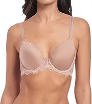 [Wacoal] Women's Lace Affair Contour Bra, Rose Dust/Angel Wing, 16G