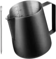 Milk Frothing Pitcher, Milk Jug 600Ml/20Oz Stainless Steel 304, Steamer Cup Espr