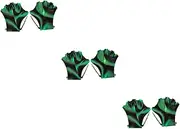 Kisangel Silicone Swim Paddles Swimming Gloves Webbed for Adults Diving Supplies Water Gloves Pool Fitness Accessories