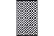 Aztec Black Outdoor Rug