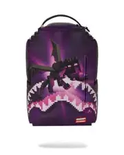 Sprayground Minecraft Ender Dragon Attack BackpackBookbag Purple School Bag