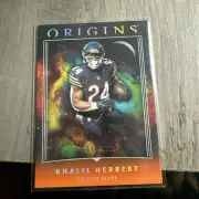 Khalil Herbert Origins Card Numbered 91/125 And 2 Other Cards