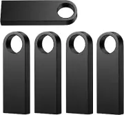 USB Flash Drive 64GB 5 Pack USB 2.0 Thumb Drive Jump Drive 64GB（5 Pack)