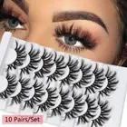 Wispies Fluffy Eye Lash Extension False Eyelashes Full Volume Thick 3D Mink