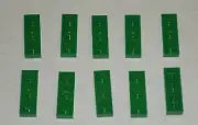 LEGO NEW 1x3 Green Plate (10x) 362328 4107758 Brick 3623