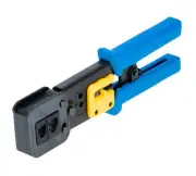 RJ11 RJ12 RJ45 Crimp Tool Pass Thru Cat5 Cat5e Cat6 Cutter Stripper Crimper Tool