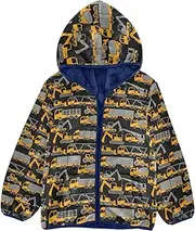 [Caihoyu] Girls Sherpa Lined Baby Boy Zipper Hoodie Toddler Girls Coat
