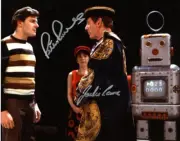 Doctor Who Autograph: JACKIE LANE & PETER PURVES (Celestial) Signed Photo