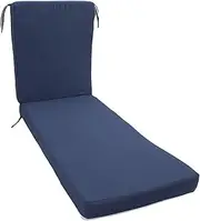 Luocute Lounge Cushions Outdoor, 70.9x21.7in Waterproofing and Fade Resistants Sun Lounger Replacement Cushions, Patio Lounger Pads with Easy Maintenance for Pool, Deck, Lawn (Navy Blue)