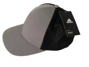 Adidas Golf Black /Gray Snapback NEW WITH TAGS Trucker Hat Mesh Back OSFM