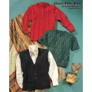 NWT Classic Elite Yarns 820 Mistral Alpaca Cotton Vest Sweater Knitting Pattern