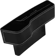 Multi Functional Car Gap Filler Organizer with Cup Holder Stylish Vehicle Storage Box for Phones Keys Coins Small Items PU Design Fit