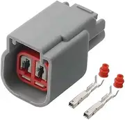 1-20Sets 2Pin Way Female Male ABS Automobile Waterproof Plug Sheath Car Connector with Pins DJ7023HA-1.5-11/21(Female,Female Male_10 Sets_2P)