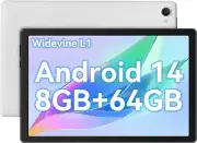 Android 14 Tablet 10 Inch Tablet Octa-Core 8GB+64GB(TF 1TB), Android Tablet 1...