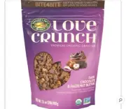 Love Crunch Organic Dark Chocolate and Hazelnut Butter Granola 32 oz Bag FRESH