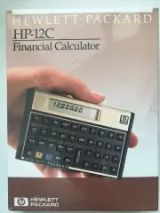 HP Hewlett Packard 12C Financial Calculator in Box with Manual Vintage New