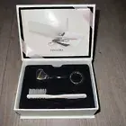 Pandora Jewelry Collectors Gift Set Heart Key Chain Cleaning Brush & Pouch New