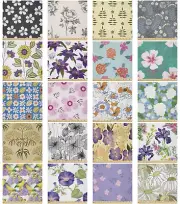 Ambesonne Floral Themed Form Microfiber Fabric by The Yard for Arts and Crafts
