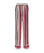 Kiton Striped Drawstring Pants IT38 Multicolor