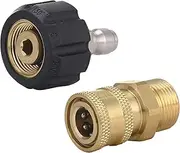 [WADY] Pressure Washer Quick Connect Kit - Tool Adapter Set, 1/4 Inch Quick Interface Kit, M22-14 Conversion Connector