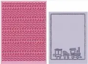 Cricut Cuttlebug BEEP BEEP 2 embossing folders HTF