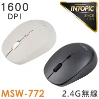 在飛比找momo購物網優惠-【INTOPIC】MSW-772 飛碟 無線滑鼠(2.4GH