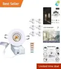 6 Pack 3" Dimmable LED Rotatable Eyeball Recessed Downlight Adjustable Angle