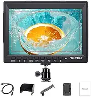 FEELWORLD FW759 7 inch IPS Camera Field DSLR Video Monitor with Sunshade 1280x800 Resolution 1080p Full HD 4K HDMI for BMPCC Canon Sony …
