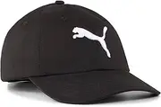[PUMA] Unisex Adults Essentials Cat Logo Baseball Cap, Black, X-Large