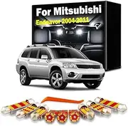 17Pcs LED Interior Map Dome Door Light Kit, For D7 D8 2004-2009 2010 2011 Car Sun Visor Bulbs