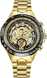 [BESTKANG] Luxury Wrist Watch Men's High-end Automatic Moon Phase Display Leather Watches