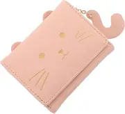 [Ipetboom] Cute Cartoon Coin Purse Small Change Purse for Ladies School Present for Students Foldable Pu Material