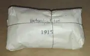 WWI IMPERIAL GERMAN ARMY 1915 DATED FIRST AID PACK - REPRO
