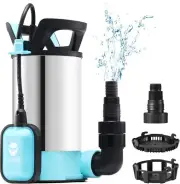 SainSmart Sump Pump with Float Switch, 1.15HP Submersible Water Pump