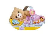 Little Live Pets Cozy Dozy Cubbles The Bear - Over 25 Sounds and Reactions Bedtime Buddies, Blanket and Pacifier Included Stuffed Animal, Best Nap Time, Interactive Teddy Bear, 14.9