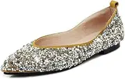 [Smilice] Women Bling Dressy Flats with Pointed Toe