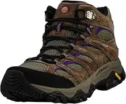 [MERRELL] Women's Moab 3 MID Shoe, Bracken/Purple, 9.5, Brown, 9.5