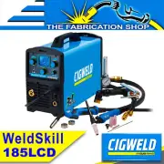 Cigweld Weldskill 185 LCD Welder, Mig Torch & Tig Torch Stick 185LCD W1008193