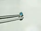 2.16mm 100% REAL BLUE DIAMOND LABRET CERTIFICATE LIP EAR 1/4",5/16",3/8",7/16"