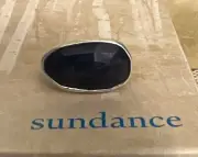 NWT Sundance Catalog Silver “Sapphire Pebble Ring” Size 9 $260