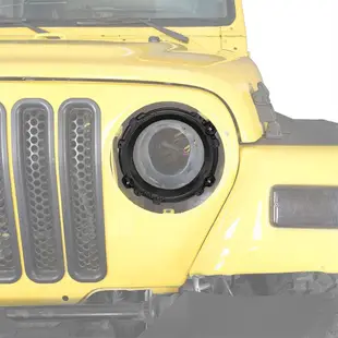 WRANGLER JEEP 吉普牧馬人 TJ 1997-2006 對 7 英寸大燈安裝支架塑料環